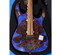 Leo Jaymz Electric Guitar Hurricane Deluxe See What You Get Series, Mahogany Body, Roasted Maple Neck, Rosewood Fretboard, Locking Tuners, Rounded Frets, Case (HDBC1001-032)