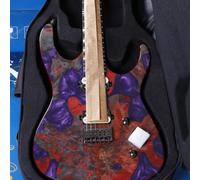 Leo Jaymz Electric Guitar Hurricane Deluxe See What You Get Series, Mahogany Body, Roasted Maple Neck, Rosewood Fretboard, Locking Tuners, Rounded Frets, Case