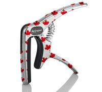 Leo Jaymz Heavy Duty Guitar Capo for Acoustic/Electric Guitars, Guitar Clip made of Zinc Alloy Metal, Guitar Clamp for Bass Classical Guitar, Ukulele, Mandolin,Banjo (CA Flag)