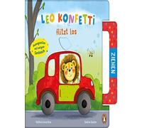 Leo Konfetti flitzt los: Ein Fahrzeug-Pappbilde, Orso, Sauter.