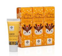 Leo & Lilo Hand Cream Gift Set Almond 3 x 20 ml X-MAS Deer | Hand care from Germany, a Christmas greeting from the heart - individually packed with a small writing area