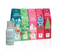 Leo & Lilo Hand Cream Gift Set Organic Aloe Vera 5 x 50 ml Merry Christmas | Vegan hand lotion, individually wrapped with writing field - the little attention for Christmas, ready to give as a gift