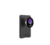 Leo Lion Geometric Zodiac Sign Birthday PopSockets PopWallet for MagSafe