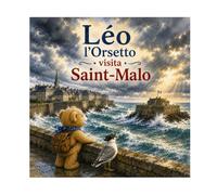 Léo l'Orsetto a Saint-Malo: n°13 - Léo l'Orsetto e Fendvent il gabbiano esplorano mura, corsari e spiagge della Città Maluina | Album illustrato 3-5 anni (Leo l’orsacchiotto visita la Francia)
