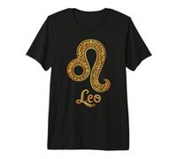 Leo Mandala Zodiac Sign Sacred Geometry Astrology Premium T-Shirt