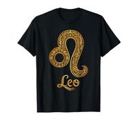 Leo Mandala Zodiac Sign Sacred Geometry Astrology T-Shirt