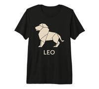 Leo Origami Zodiac Graphic Premium T-Shirt