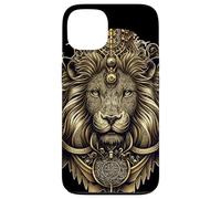 Leo Ornate Lion Head Detailed Astrology Leo Zodiac Case for iPhone 13