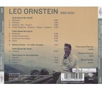 LEO ORNSTEIN: COMPLETE VIOLIN SONATAS; HEBRIAC FANTASY; THREE FLUTE PIECES NEW C