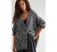 Leo Oversized Cardi at Free People in Grey, Size: Medium - female