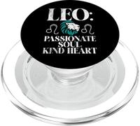 Leo passionate Sould kind Heart Leo Zodiac PopSockets PopGrip for MagSafe