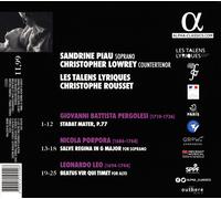 LEO / PIAU / TALENS LYRIQUES - STABAT MATER NEW CD