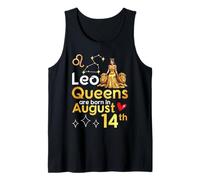 Leo Queens are Born On August 13th Happy Birthday to Me You Tank Top