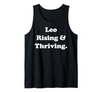 Leo Rising & Thriving Astrology Quote Tank Top