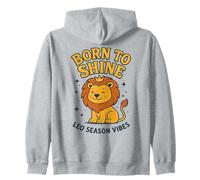 Leo Sign Of Zodiac Cute For Kids Zip Hoodie