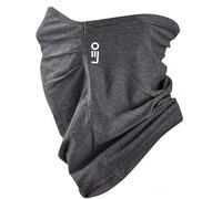 Leo Snood HeiQ Viroblock recycled sustainable grey 3-layer antiviral work snood #SN01