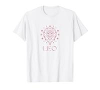 Leo the Lion Zodiac Sign Value Graphic T-Shirt, Men, White, M
