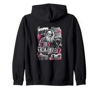 Leo Tolstoy Russian Author Zip Hoodie