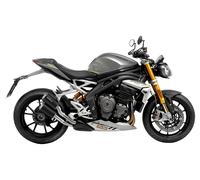 Leo Vince LeoVince LV-10 silencer with EG-BE S/O 3-2 VA BL - SPEEDTRIPLE RS/RR 21-