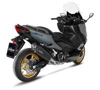 Leo Vince LV-12 exhaust with EG-BE Stainless steel titanium o. black finish