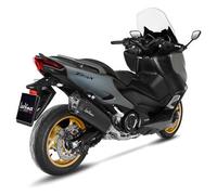 Leo Vince LV-12 exhaust with EG-BE Stainless steel titanium o. black finish