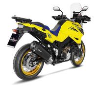 Leo Vince LV-12 exhaust with EG-BE Stainless steel titanium o. black finish