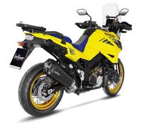 Leo Vince LV-12 exhaust with EG-BE Stainless steel titanium o. black finish