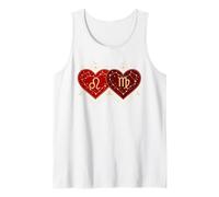 Leo Virgo Love Shirt Valentines Day Zodiac Mystic Pair Match Tank Top