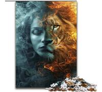 Leo Woman Jigsaw Puzzles for Teenagers 1000 Pieces, Suitable for Ages 14 And Up Family Fun It Is Ideal As A Gift for The Whole Family (50x75cm)