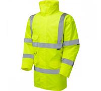 Leo Workwear A01 Tawstock ISO 20471 Class 3 Anorak Hi-Vis Yellow 2XL C 2XL