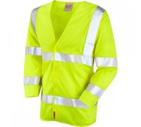 Leo Workwear Cranford ISO 20471 Class 3 3/4 Sleeve Waistcoat (EN 14116 XL