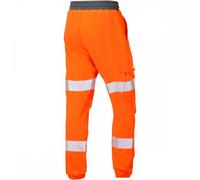 Leo Workwear Hawkridge ISO 20471 Class 1 Jog Trouser Hi-Vis Orange Wai S 31"