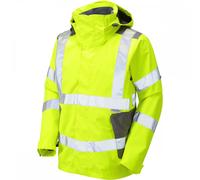 Leo Workwear J04 Exmoor ISO 20471 Class 3 Breathable Jacket Hi-Vis Yel L