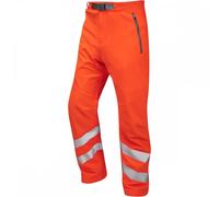 Leo Workwear Landcross ISO 20471 CL 1 Stretch Work Trouser Hi-vis Orange3XL