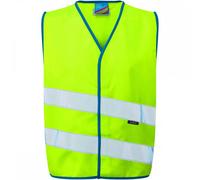 Leo Workwear Neonstars EN 1150 Childrens Waistcoat Lime L Colour: Lime L