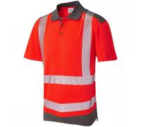 Leo Workwear Peppercombe ISO 20471 Class 2 Dual Colour Coolviz Plus Po 2XL