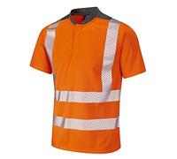 Leo Workwear T12 Putsborough Men Hi Vis T-Shirt#L~Orange