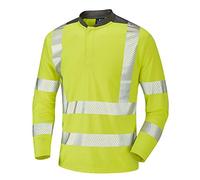 Leo Workwear T13 Watermouth Men Hi Vis T-Shirt#L~Yellow