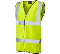 Leo Workwear Tarka ISO 20471 Class 2 Waistcoat Hi-Vis Yellow 6XL Colou 6XL