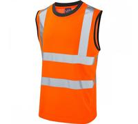 Leo Workwear V01 Ashford ISO 20471 Class 2 Comfort Sleeveless T-Shirt 6XL