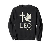 Leo XIV Cross Dove Catholic Faith American Pope Sweatshirt
