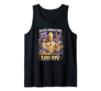 Leo XIV The First American Pope Catholic Chicago Bootleg Tank Top