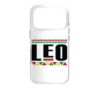 Leo Zodiac Afro African Style Retro Vintage Astrology Case for iPhone 17 Pro