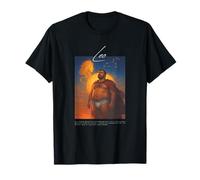 Leo Zodiac Bear Retro Beefcake Queer Pride Astrology Art T-Shirt
