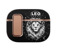 Leo Zodiac Compatible with Airpod Pro 1/2 Case PC Scratch-Resistant Drop-Proof Protective Cover with Secure Buckle