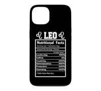 Leo Zodiac Funny Nutritional Facts Astrology Case for iPhone 13