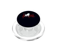 Leo Zodiac Heartbeat Lion Sign July August Birthday PopSockets PopGrip for MagSafe