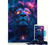 Leo Zodiac Lion 1000 Piece Jigsaw Puzzles- Enjoyable Game Bright Color Family Enjoyable Perfect Art (38x52cm)