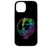 Leo Zodiac Lion Rainbow Gradient Astrology Graphic Art Case for iPhone 14