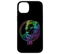 Leo Zodiac Lion Rainbow Gradient Astrology Graphic Art Case for iPhone 14 Plus